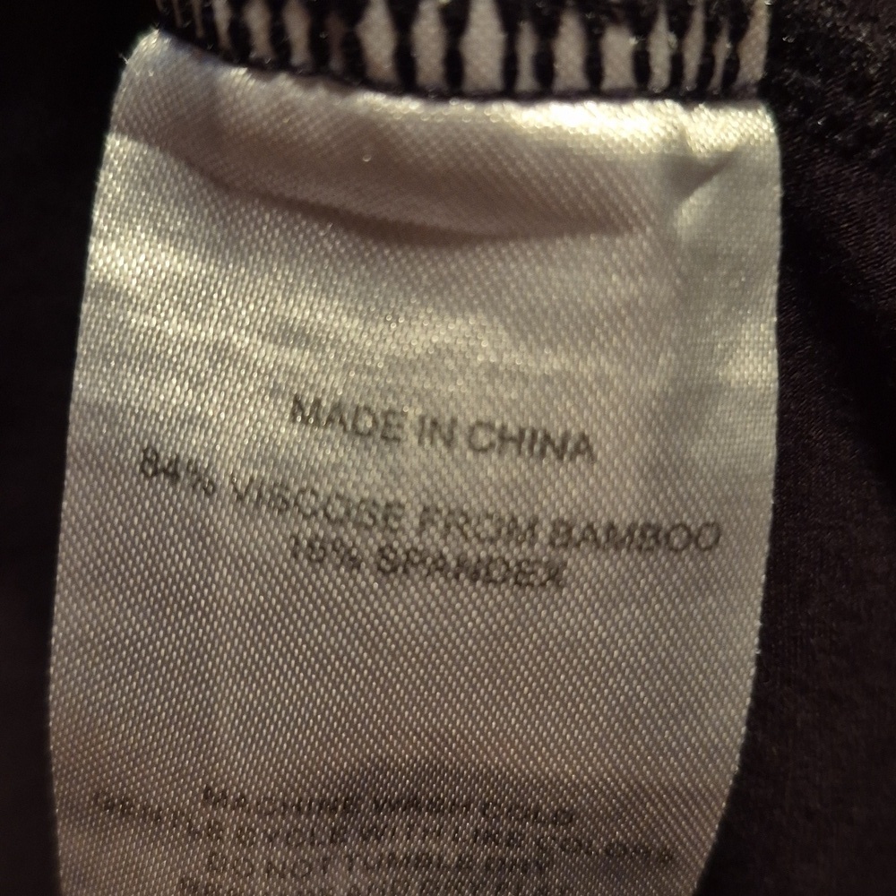 Quince women's XL black bamboo jersey maternity & postpartum lounge pants VGUC - Picture 7 of 8